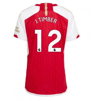 Arsenal Jurrien Timber #12 Hemmatröja Dam 2023-24 Kortärmad